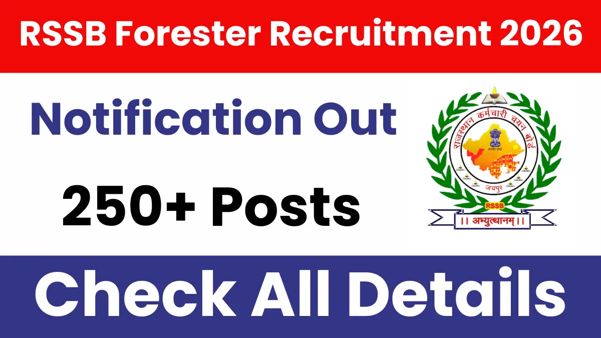 RSSB Forester Recruitment 2026: Official Notification Out for 259 Posts Apply Online