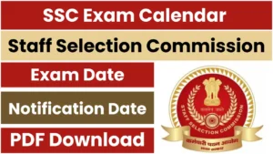 SSC Exam Calendar 2026-27