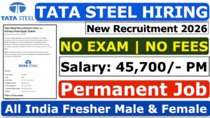 Tata Steel Recruitment 2026