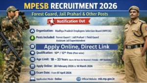 MPESB Recruitment 2026