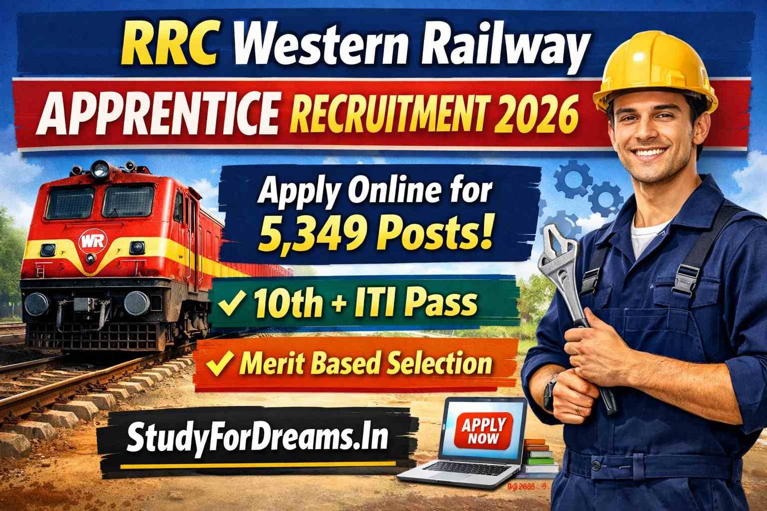 Railway Recruitment Cell Western Railway Apprentice Recruitment