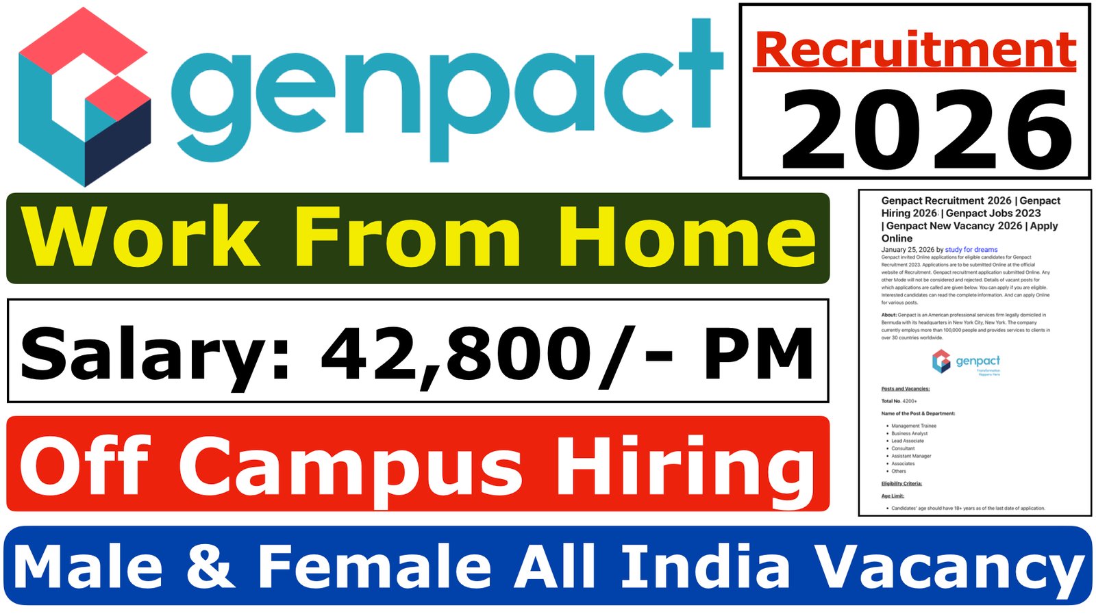 Genpact Recruitment 2026