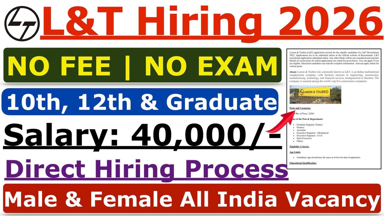L & T Finance Recruitment 2026