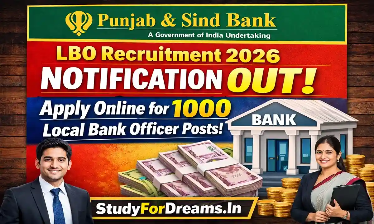 Punjab and Sind Bank LBO Recruitment 2026