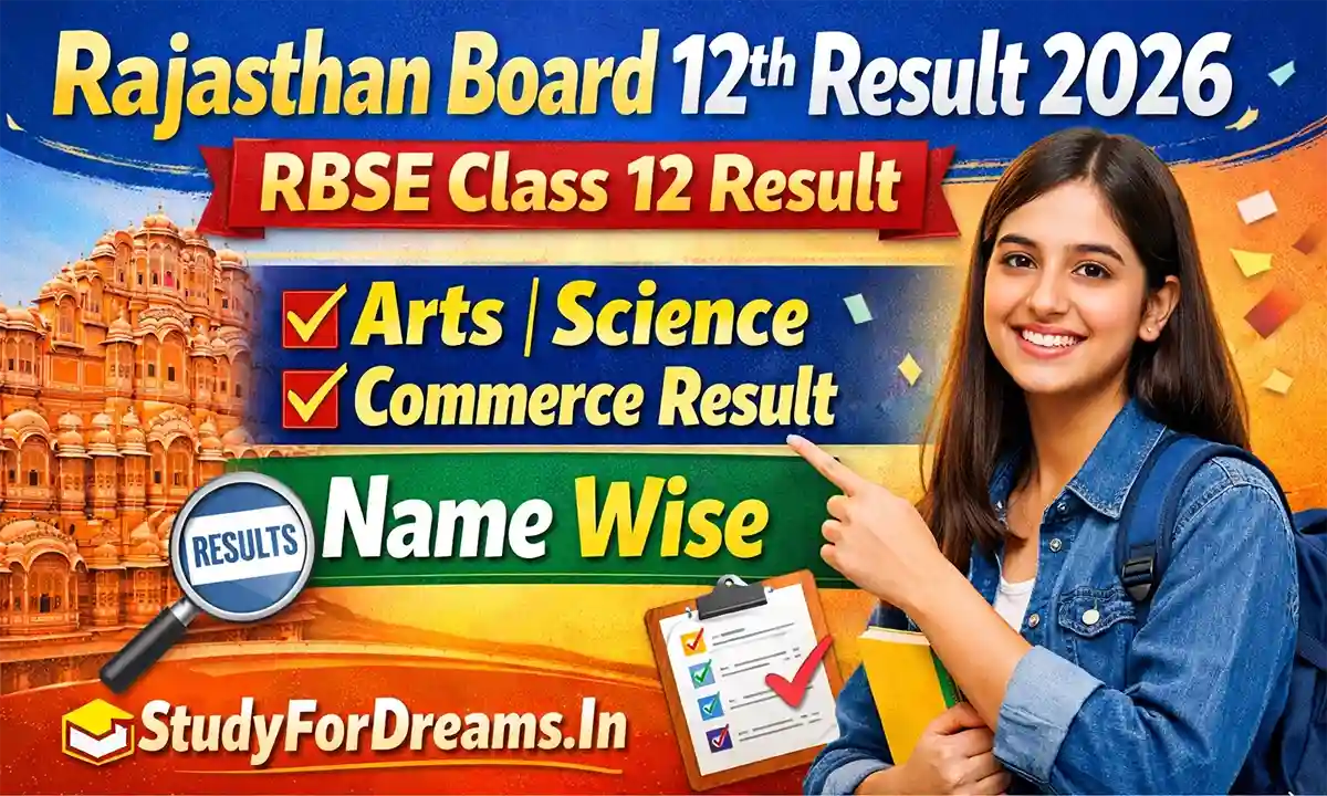 Rajasthan Board 12th Result 2026