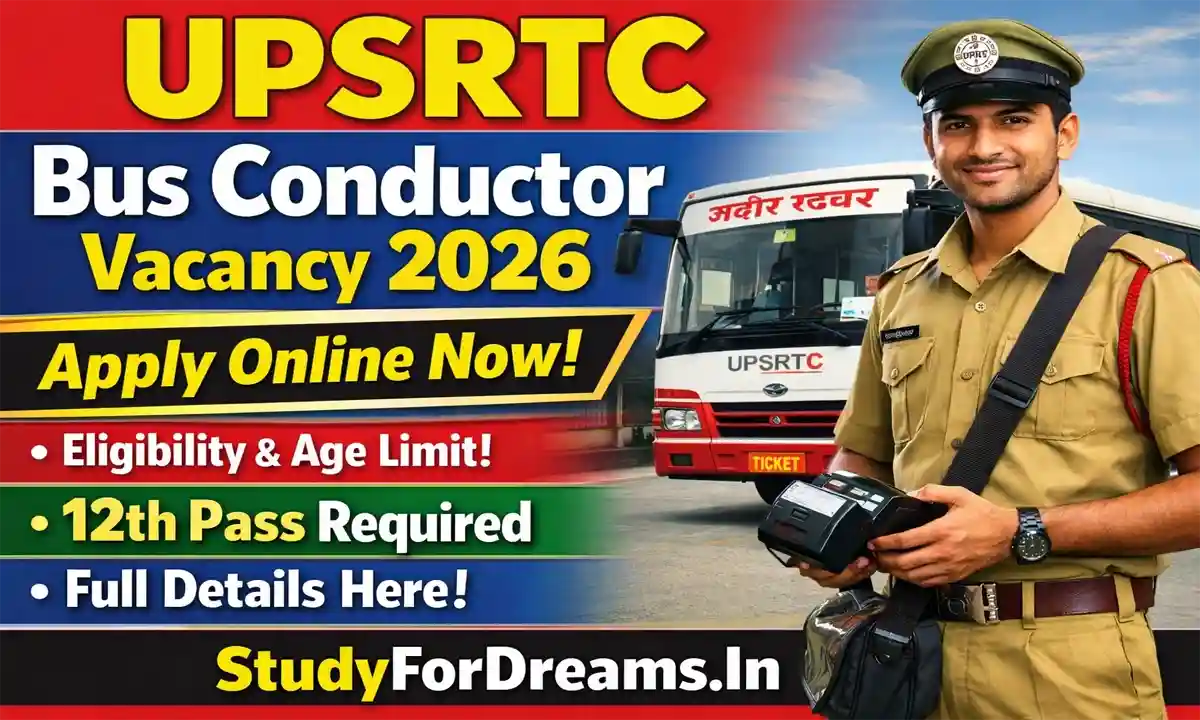 UPSRTC Bus Conductor Vacancy 2026