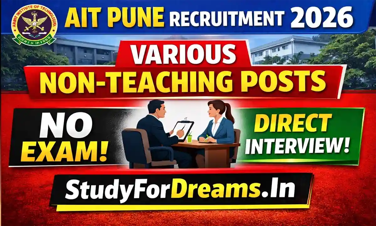 AIT Pune Recruitment 2026