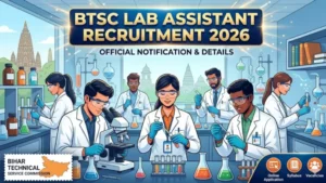 BTSC Lab Assistant Recruitment 2026