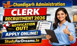 Chandigarh Administration Clerk Recruitment 2026 Notification OUT, Apply Online