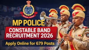 MP Police Constable Band Recruitment 2026