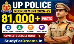 UP Police Recruitment 2026–27