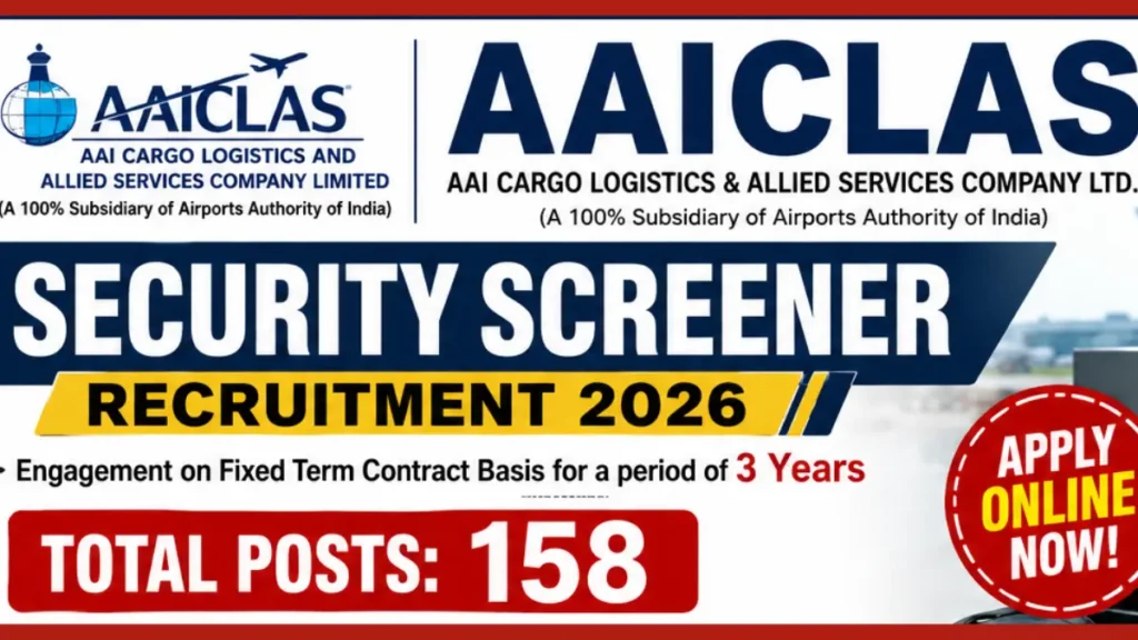 AAICLAS Security Screener Recruitment 2026