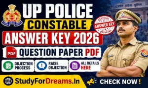 UP Police Constable Answer Key 2026