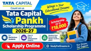 Tata Capital Pankh Scholarship Program 2026-27
