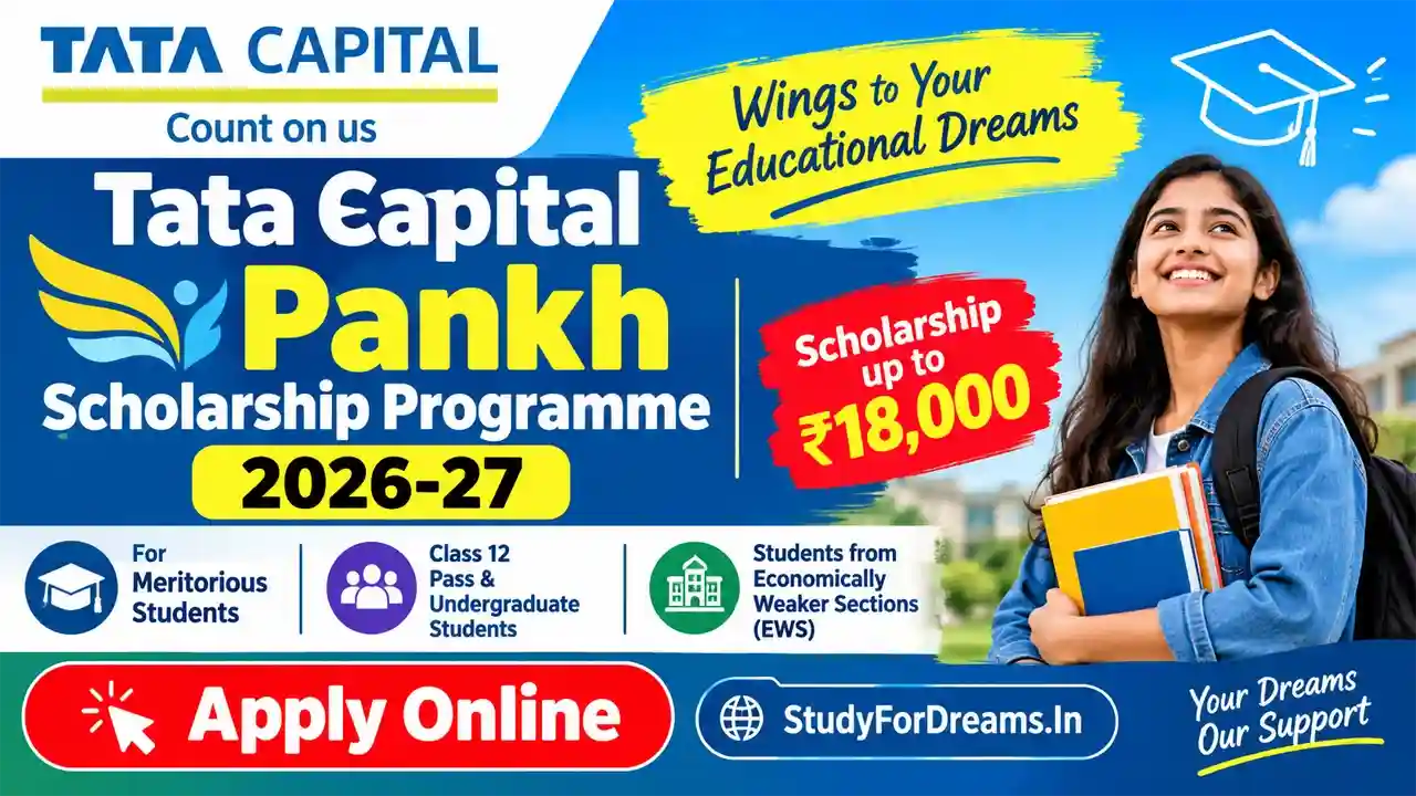 Tata Capital Pankh Scholarship Program 2026-27